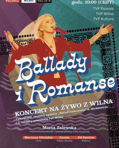 Ballady i romanse w Wilnie – kolejny koncert TVP dla hospicjum!
