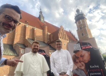 Nowi przyjaciele w Bazylice Bożego Ciała w Krakowie