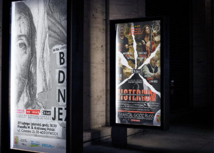 „Bezdomny…” i „Miłosierny…”, czyli Teatr Exit znów gra dla hospicjum (plakaty) „Bezdomny…” i „Miłosierny…”, czyli Teatr Exit znów gra dla hospicjum (plakaty)