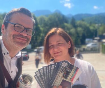 Zakopiańskie Anioły - Marta i Grzegorz Kicińscy na tle Giewontu